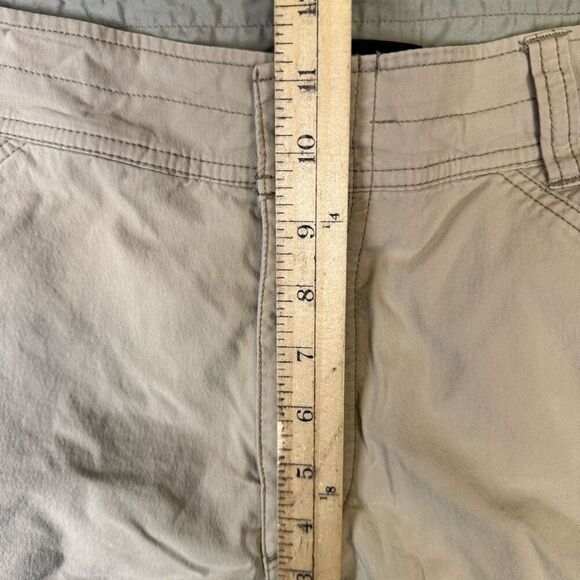 Kuhl Men's Size 34 Beige Tan Hiking Flat Front Outdoor Shorts 9.5" inseam - Picture 6 of 9